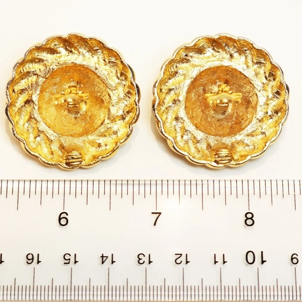 ⚜️ Vintage 1980s ANNE KLEIN Lion's Head Earrings
